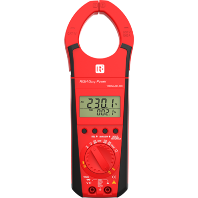 Rish Clamp power 1000A AC/DC Clamp Meter